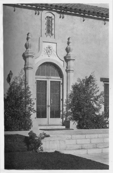 Framed Print : Entrance detail, Los Angeles Tennis Club, Los Angeles, California, 1925 Framed Print : Entrance detail, Los Angeles Tennis Club, Los Angeles, California, 1925