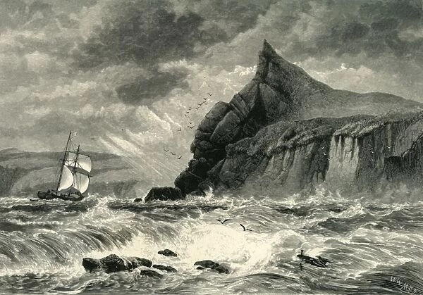 The Entrance to Fowey Harbour, c1870