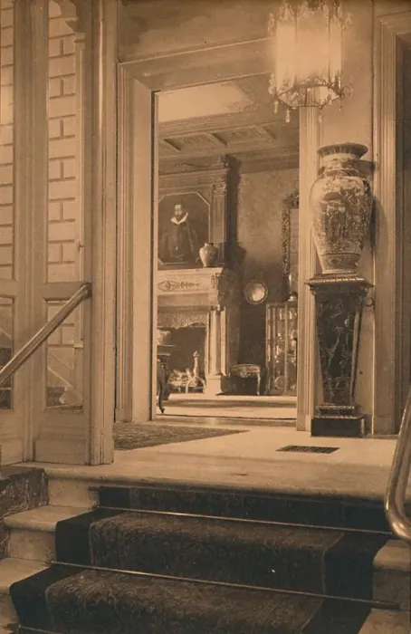 Framed Print : Entrance to the foyer of the Cuban Embassy in Brussels, Belgium, 1927. Creator: Unknown Framed Print : Entrance to the foyer of the Cuban Embassy in Brussels, Belgium, 1927. Creator: Unknown