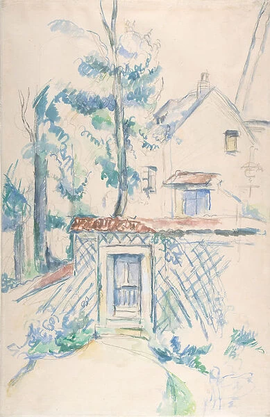 Entrance to a Garden, 1878-1880. Creator: Paul Cezanne