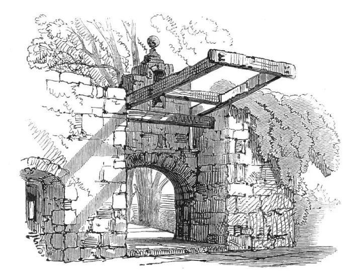 Framed Print : Entrance gate, Cawdor Castle, 1868. Creator:s Read Framed Print : Entrance gate, Cawdor Castle, 1868. Creator:s Read