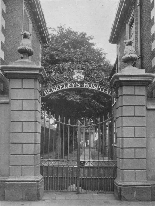 Framed Print : Entrance gateway, Berkeleys Hospital, Worcester, Worcestershire, 1924 Framed Print : Entrance gateway, Berkeleys Hospital, Worcester, Worcestershire, 1924