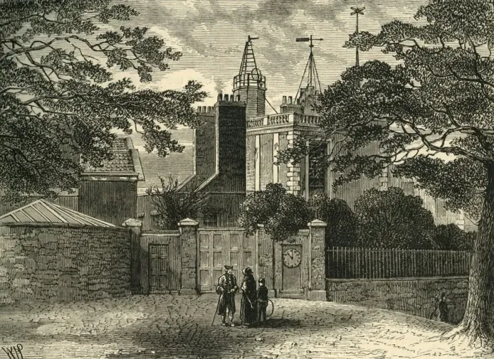 Framed Print : Entrance to Greenwich Observatory, in 1840, (c1878). Creator: Unknown Framed Print : Entrance to Greenwich Observatory, in 1840, (c1878). Creator: Unknown