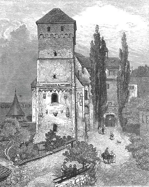 Entrance of the Imperial Castle, Nuremberg; From Alsace to the Hartz, 1875. Creator: Unknown