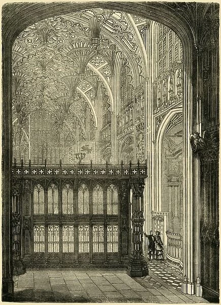 Entrance to King Henry VII.s Chapel, (1881). Creator: Unknown