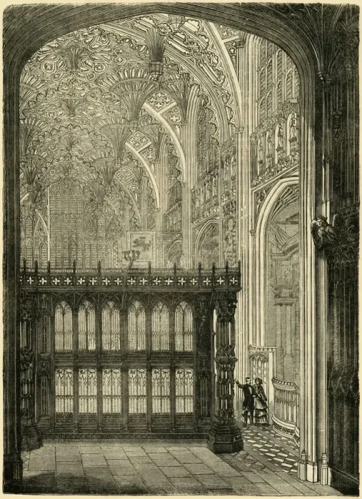 Framed Print : Entrance to King Henry VII.s Chapel, (1881). Creator: Unknown Framed Print : Entrance to King Henry VII.s Chapel, (1881). Creator: Unknown