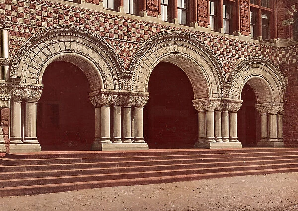 Entrance to Law School, Harvard University, c1900. Creator: Unknown