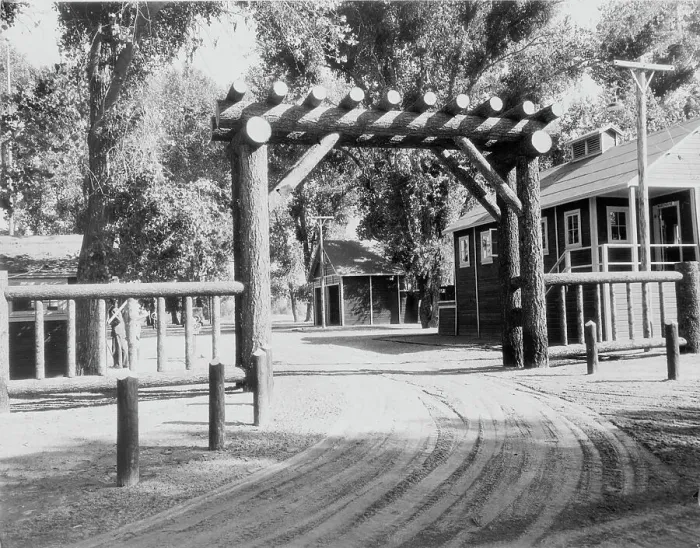 Framed Print : Entrance to Marysville camp for migrants, Marysville, California, 1935. Creator: Dorothea Lange Framed Print : Entrance to Marysville camp for migrants, Marysville, California, 1935. Creator: Dorothea Lange