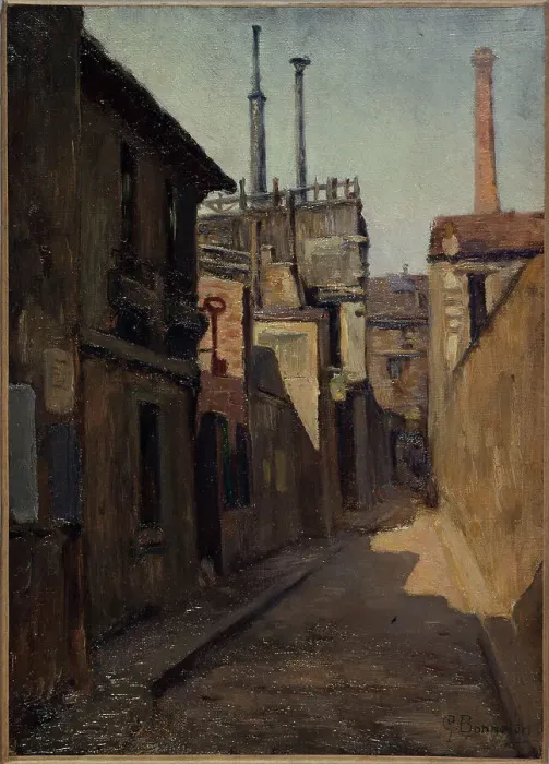 Framed Print : Entrance to passage Moret, rue des Cordelieres, c1900. Creator: Germain Eugene Bonneton Framed Print : Entrance to passage Moret, rue des Cordelieres, c1900. Creator: Germain Eugene Bonneton