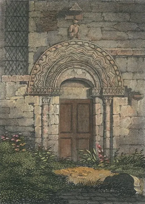 Framed Print : Entrance to Patricksbourne Church, 1817. Creator: Unknown Framed Print : Entrance to Patricksbourne Church, 1817. Creator: Unknown