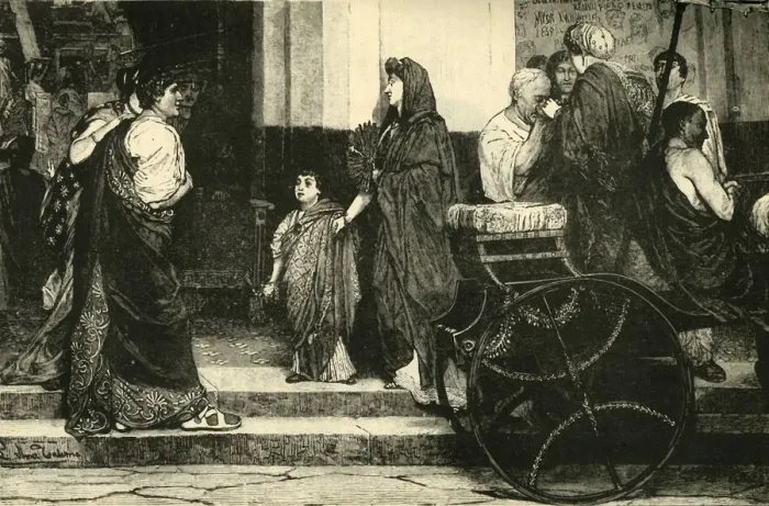 Framed Print : The Entrance of a Roman Theatre, 1890. Creator: Unknown Framed Print : The Entrance of a Roman Theatre, 1890. Creator: Unknown