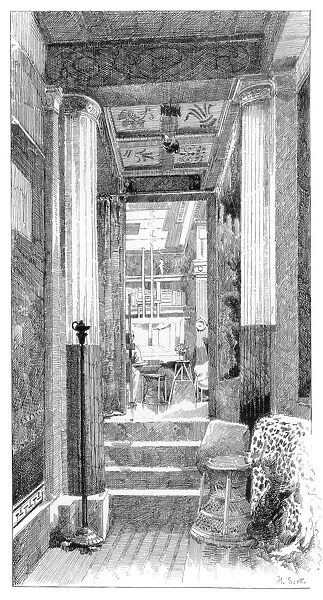 Entrance to the Studio, c1880-1882. Artist: H Scott