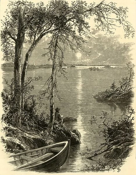 Entrance to Thousand Islands, 1874. Creator: John J. Harley