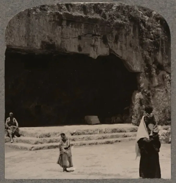 Framed Print : Entrance to the Tombs of the Judges, c1900 Framed Print : Entrance to the Tombs of the Judges, c1900