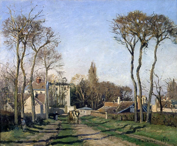 Entrance to the Village of Voisins, Yvelines, 1872. Artist: Pierre-Auguste Renoir
