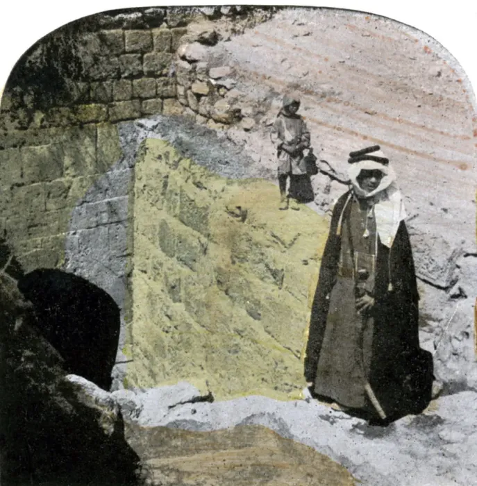 Framed Print : Entrance to the Virgins Fountain, Jerusalem, Israel, late 19th century Framed Print : Entrance to the Virgins Fountain, Jerusalem, Israel, late 19th century