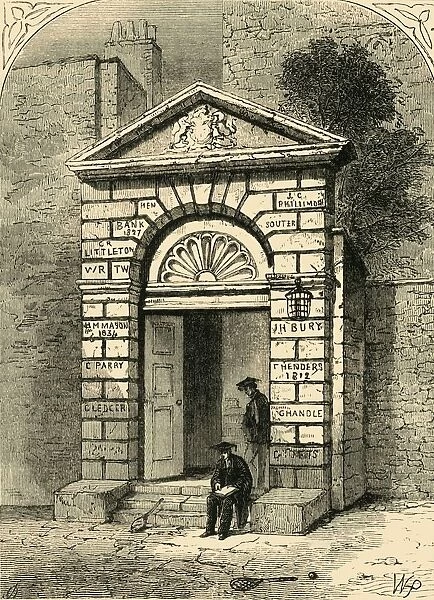 Entrance to Westminster School, (1881). Creator: Unknown