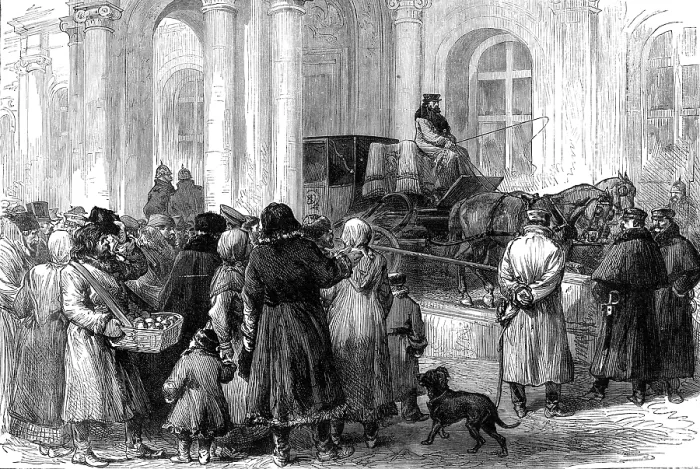 Framed Print : Entrance to the Winter Palace, St. Petersburg, 1881. Creator: Unknown Framed Print : Entrance to the Winter Palace, St. Petersburg, 1881. Creator: Unknown
