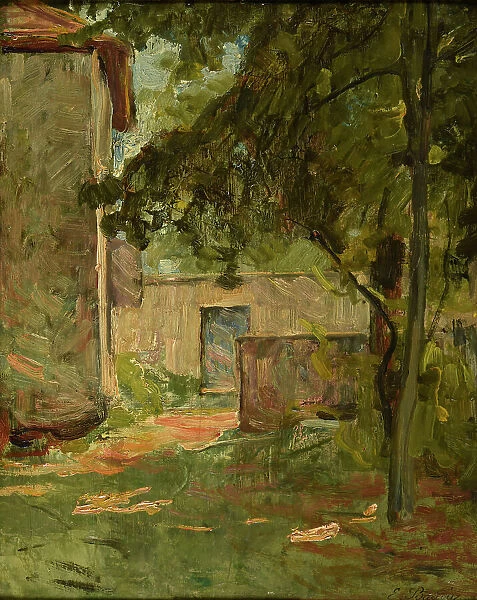 Entrée de ferme à Vézéronce par Morestel (Isère), 1896. Creator: Baudin, Eugène (1843-1907)