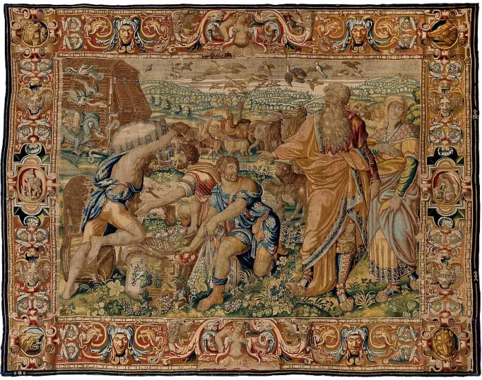 Framed Print : The entry of the animals into Noah's Ark, c.1610. Creator: Eynde, Catherine van den (active 1605-1629) Framed Print : The entry of the animals into Noah's Ark, c.1610. Creator: Eynde, Catherine van den (active 1605-1629)