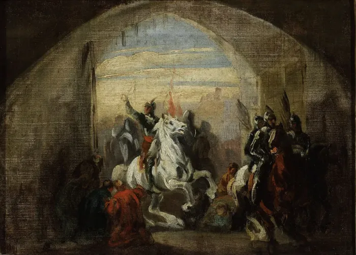 Framed Print : Entry of Boleslaw the Brave into Kiev Framed Print : Entry of Boleslaw the Brave into Kiev