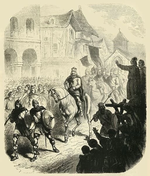 Entry of Charles Martel into Paris, After Defeating the Saracens, (732AD), 1890