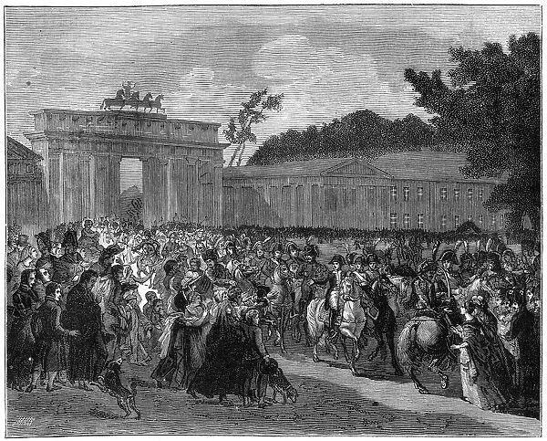 Entry of the French army into Berlin, 27th October 1806 (1882-1884)