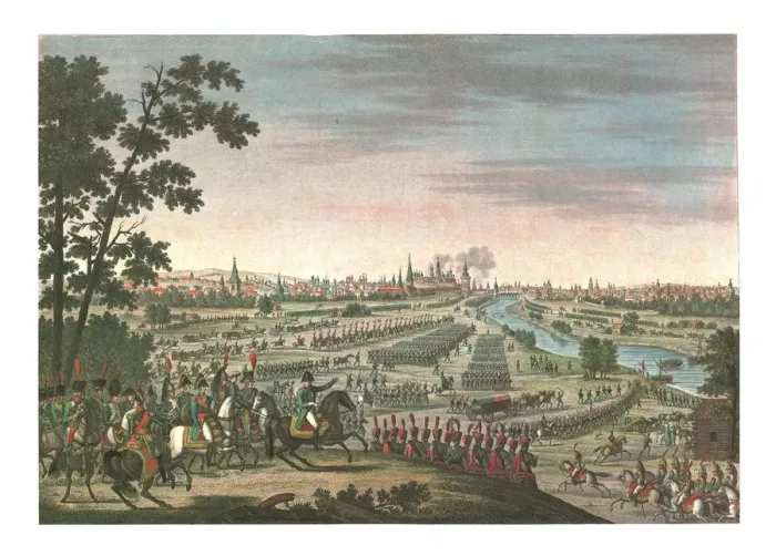 Framed Print : Entry of the French into Moscow, 14 September 1812, (c1850) Framed Print : Entry of the French into Moscow, 14 September 1812, (c1850)