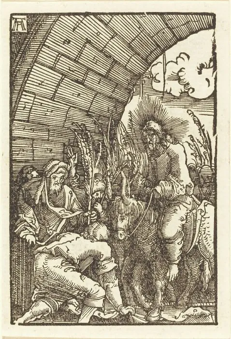 Framed Print : The Entry into Jerusalem, c. 1513. Creator: Albrecht Altdorfer Framed Print : The Entry into Jerusalem, c. 1513. Creator: Albrecht Altdorfer