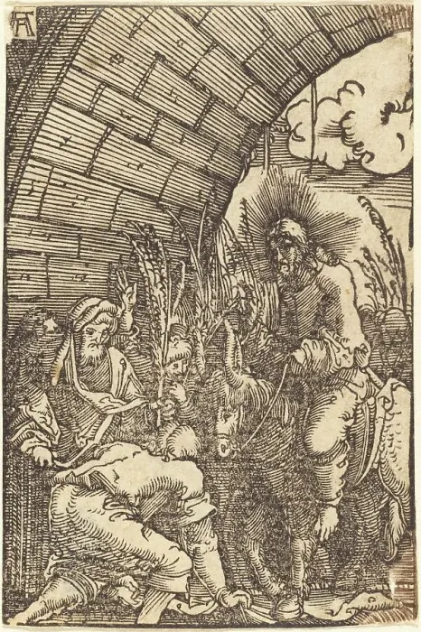 Framed Print : The Entry into Jerusalem, c. 1513. Creator: Albrecht Altdorfer Framed Print : The Entry into Jerusalem, c. 1513. Creator: Albrecht Altdorfer