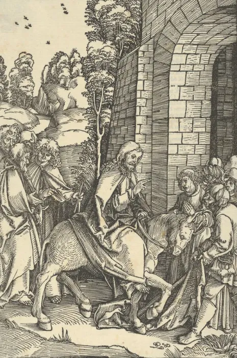 Framed Print : The Entry into Jerusalem, from Speculum passionis domini nostri Ihesu Christi, 1507 Framed Print : The Entry into Jerusalem, from Speculum passionis domini nostri Ihesu Christi, 1507