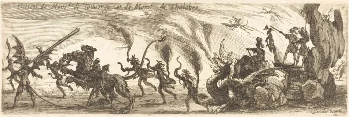 Framed Print : Entry of M. de Couvonge and M. de Chalabre [extra plate], 1627. Creator: Jacques Callot