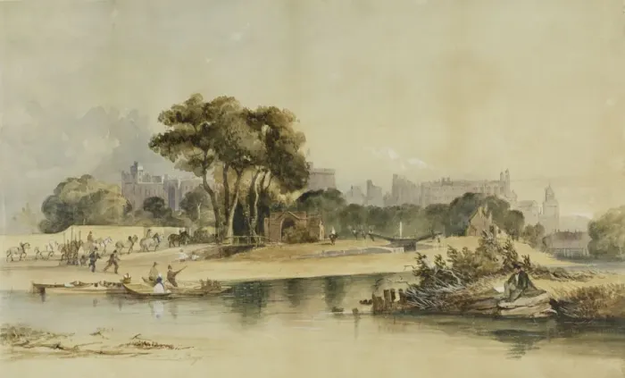 Framed Print : Environs of Windsor Castle, n. d. Creator: Thomas Shotter Boys Framed Print : Environs of Windsor Castle, n. d. Creator: Thomas Shotter Boys