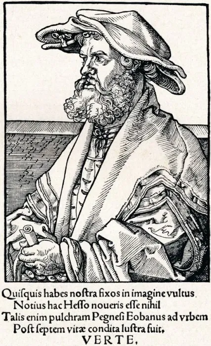 Framed Print : Eobanus Hesse, 1527 (1906). Artist: Albrecht Durer Framed Print : Eobanus Hesse, 1527 (1906). Artist: Albrecht Durer