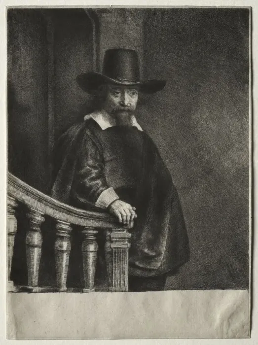 Framed Print : Ephraim Bonus, Jewish Physician, 1647. Creator: Rembrandt van Rijn (Dutch, 1606-1669) Framed Print : Ephraim Bonus, Jewish Physician, 1647. Creator: Rembrandt van Rijn (Dutch, 1606-1669)
