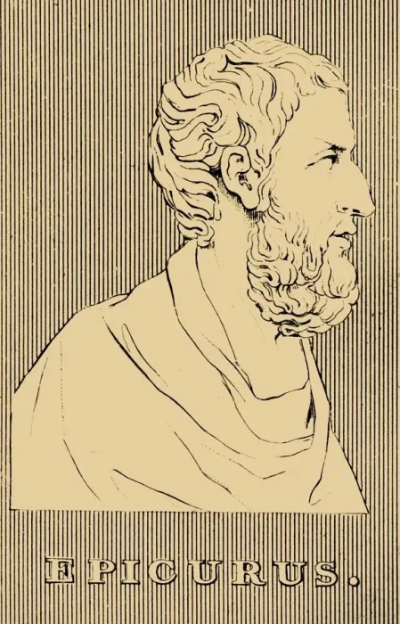 Framed Print : Epicurus, (341-270 BC), 1830. Creator: Unknown Framed Print : Epicurus, (341-270 BC), 1830. Creator: Unknown