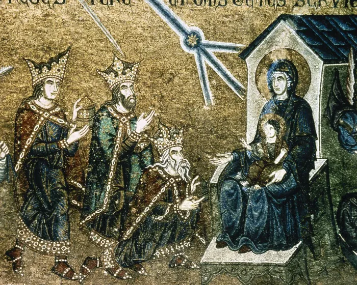 Framed Print : Epiphany, mosaic, Saint Mark's Basilica, Venice, Italy, 12th-14th centuries. Creator: Unknown
