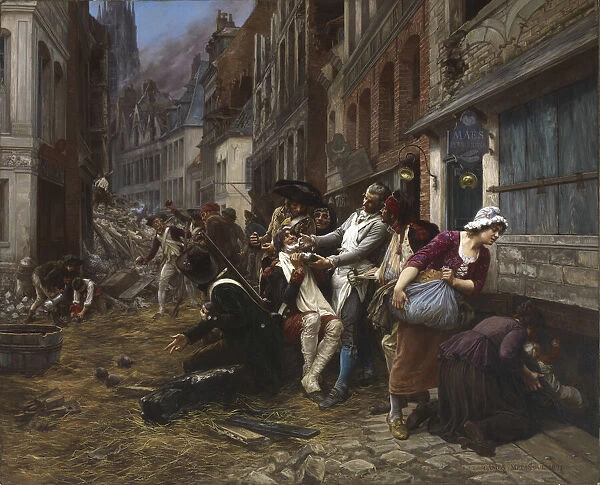 Episode of the Siege of Lille, 1792, 1891. Creator: Gaston Theodore Melingue