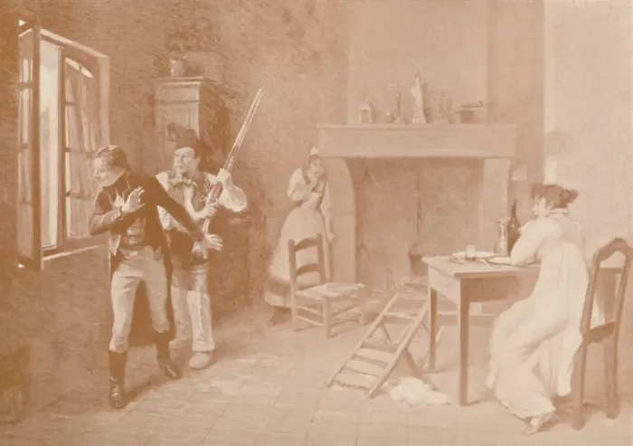 Framed Print : An Episode of the White Terror, 1815, (1896) Framed Print : An Episode of the White Terror, 1815, (1896)