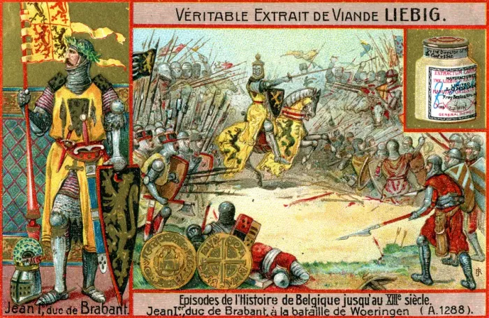 Framed Print : Episodes in the history of Belgium up until the 13th century: John I of Brabant, (c1900) Framed Print : Episodes in the history of Belgium up until the 13th century: John I of Brabant, (c1900)