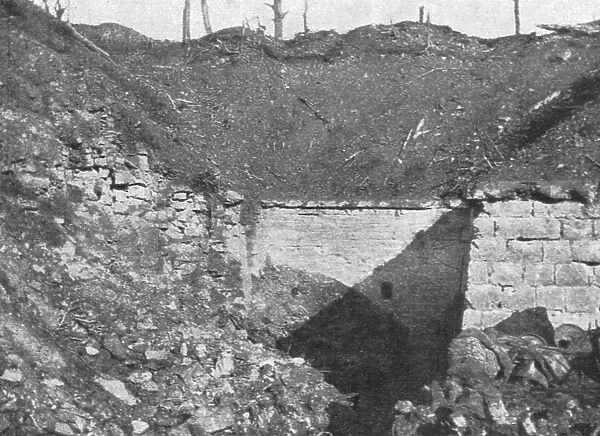 Episodes de la bataille de Verdun; La derniere phase de la resistance du fort de Vaux, 1916. Creator: Unknown