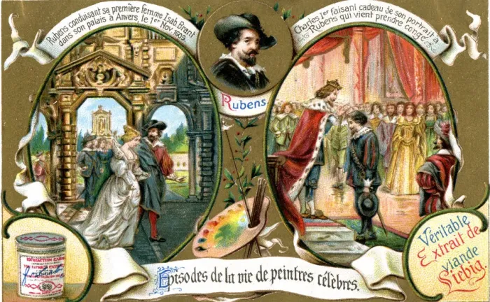 Framed Print : Episodes of the Life of Famous Painters: Rubens, (c1900) Framed Print : Episodes of the Life of Famous Painters: Rubens, (c1900)