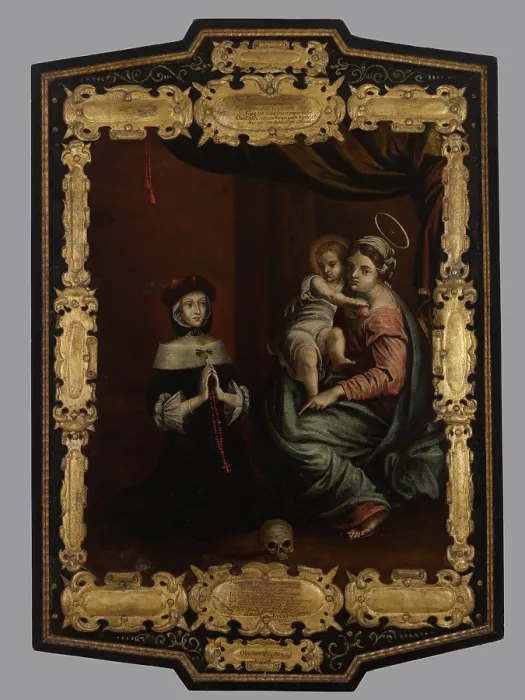 Framed Print : Epitaph of Katarzyna Jugiewic, from the St Mary's Church in Krakow, between 1684-1689 Framed Print : Epitaph of Katarzyna Jugiewic, from the St Mary's Church in Krakow, between 1684-1689