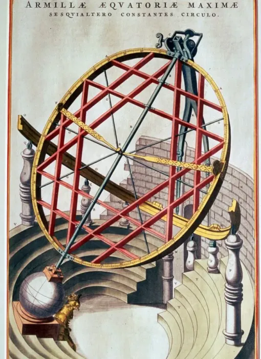 Framed Print : The Equatorial Armillary of Tycho Brahe, 17th century Framed Print : The Equatorial Armillary of Tycho Brahe, 17th century