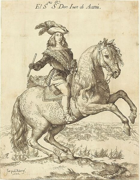 Equestrian Portrait of Don Juan de Austria, 1648. Creator: Jusepe de Ribera