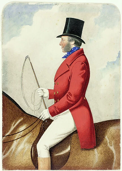 Equestrian Portrait of Lord Simpson, n.d. Creator: Joshua Dighton