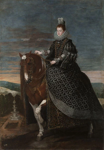 Equestrian Portrait of Margarita of Austria (1584?1611), Between 1630 and 1635. Artist: Velazquez, Diego (1599-1660)