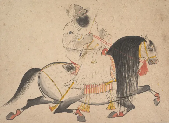 Framed Print : Equestrian Portrait of a Noble, ca. 1775. Creator: Bakhta Framed Print : Equestrian Portrait of a Noble, ca. 1775. Creator: Bakhta