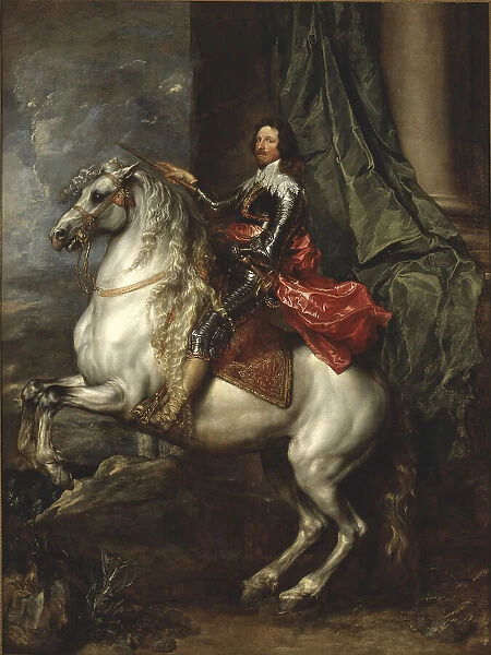 Equestrian portrait of Thomas Francis of Savoy (1596-1656), Prince of Carignano, 1634. Creator: Dyck, Sir Anthonis van (1599-1641)