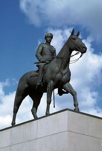 Equestrian Statue of Marshal Mannerheim, 1960s. Artist: Aimo Johan Kustaa Tukiainen
